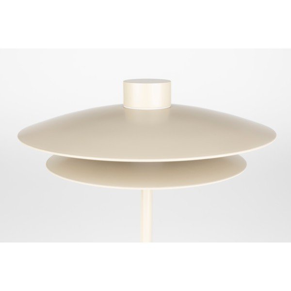 Béžová kovová stolní lampa (výška 32 cm) Wubbo – White Label-image-3