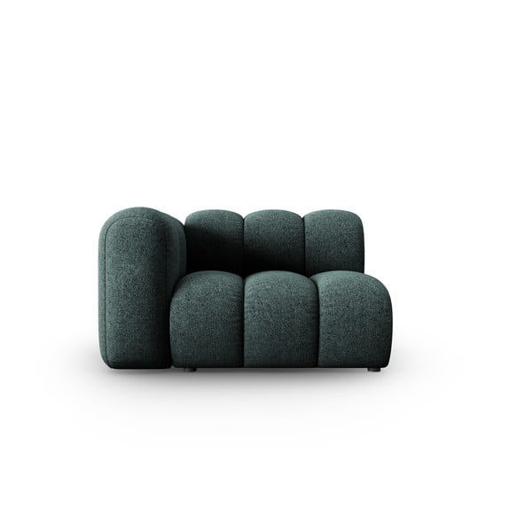 Tyrkysový modul pohovky (levý roh) Lupine – Micadoni Home