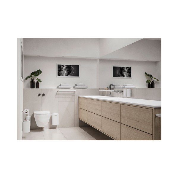 Bílá koupelnová police Zone Rim, 22 x 11,4 cm-image-1