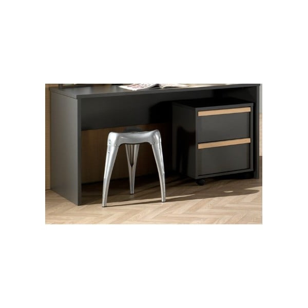 Tmavě šedá dětská skříňka 48x60 cm London – Vipack-image-2