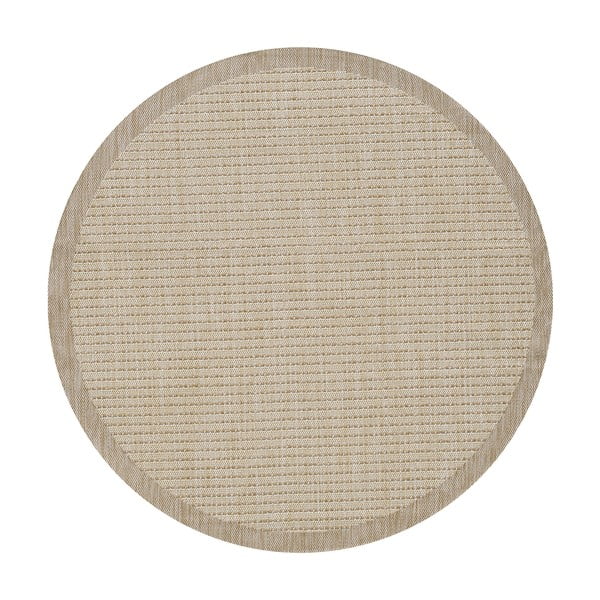 Béžový kulatý venkovní koberec ø 120 cm Giza – Ayyildiz Carpets