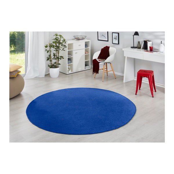 Modrý koberec Hanse Home, ⌀ 200 cm-image-3