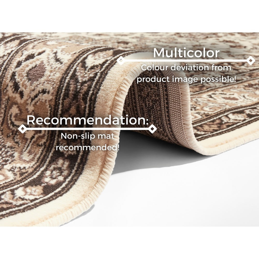 Béžový běhoun Nouristan Parun Tabriz, 80 x 250 cm (obrázek 3)