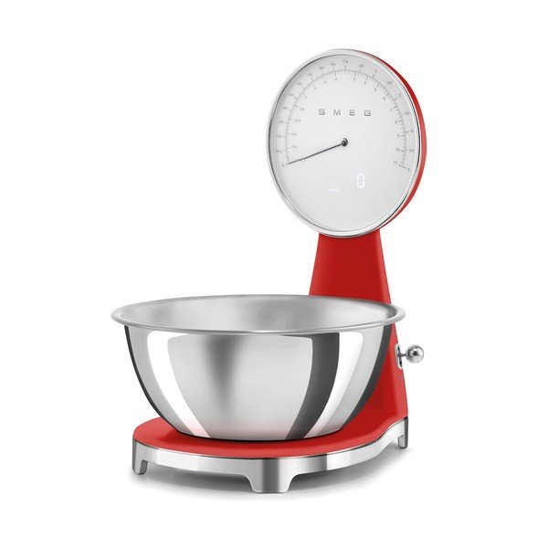 Červená plastová digitální kuchyňská váha – SMEG-image-4