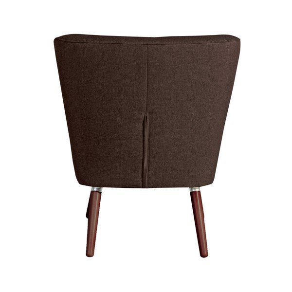 Tmavě hnědé křeslo Max Winzer Neele Chocolate Full-image-1