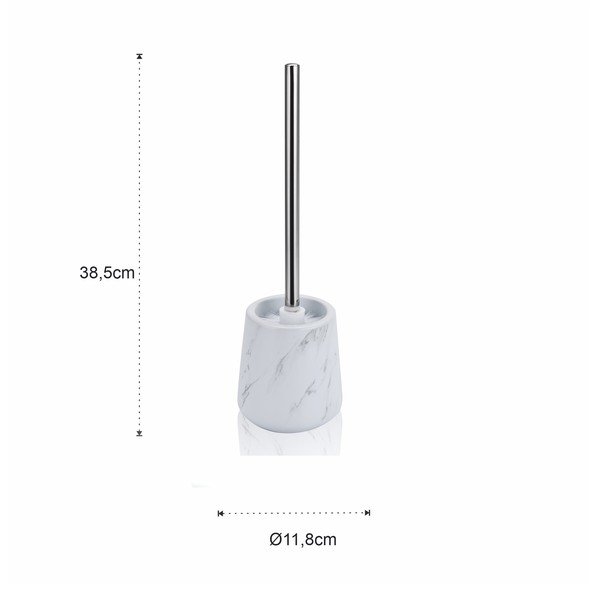 Bílá keramická WC štětka Marble - Tomasucci-image-3
