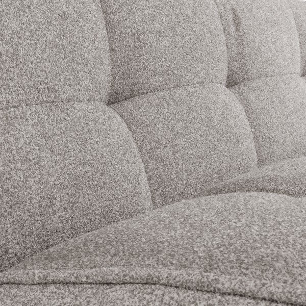 Světle šedá pohovka z textilie bouclé 204 cm Cluster – vtwonen-image-1