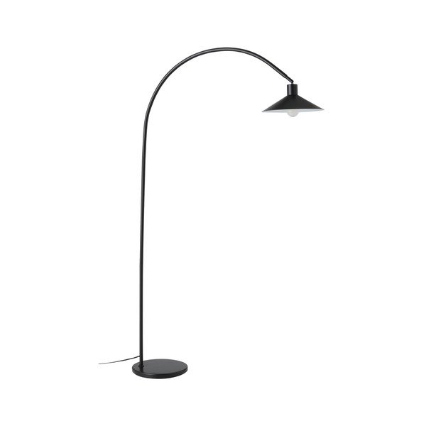 Černá kovová stojací lampa s ohybatelnou konstrukcí (výška 169 cm) Louisiana – Ellos Home