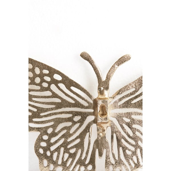 Kovová nástěnná dekorace 26x16 cm Butterfly – Light & Living-image-2