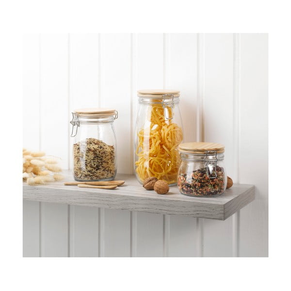 Skleněná dóza na sypké potraviny – Homéa-image-2