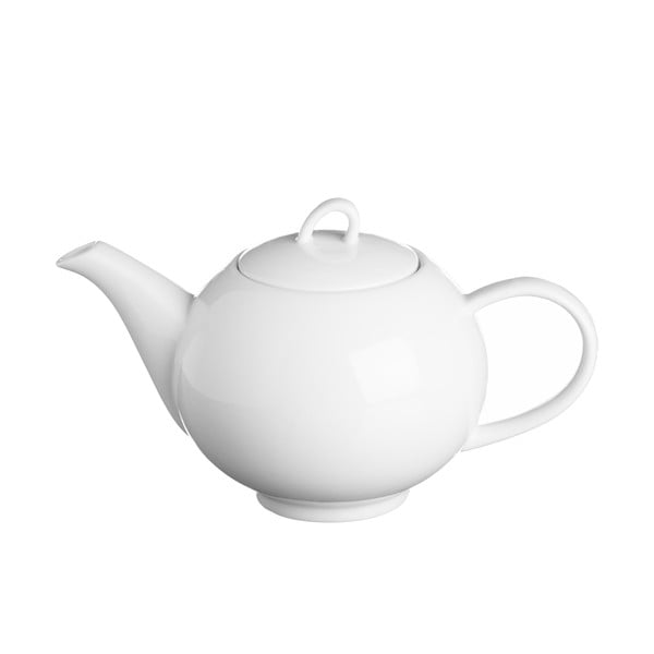 Bílá porcelánová čajová konvice Price & Kensington Simplicity, 900 ml