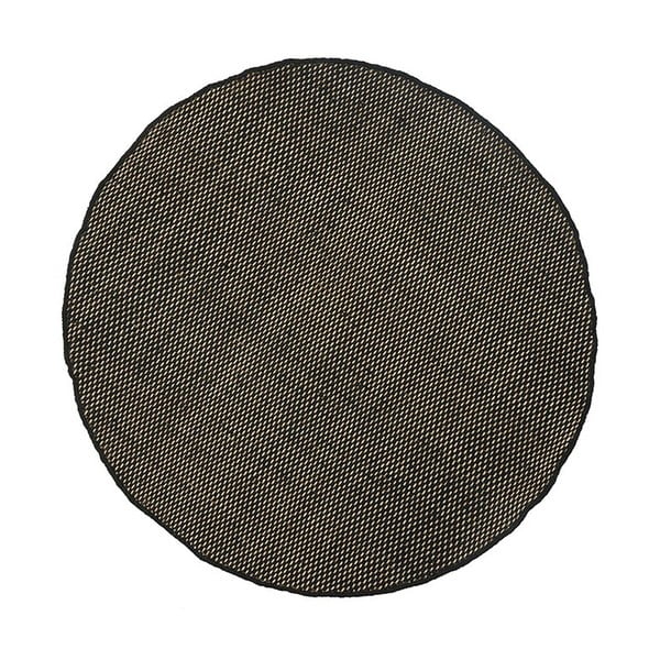 Vlněný koberec Asko Black, 150 cm