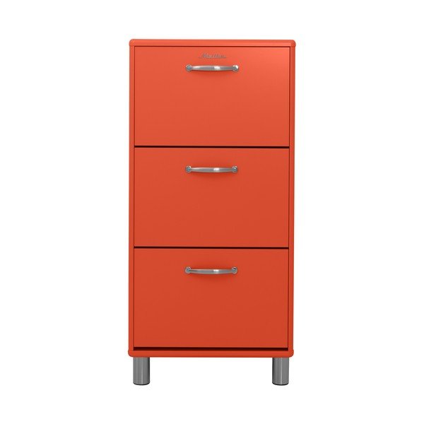 Červený výklopný botník Malibu - Tenzo-image-1