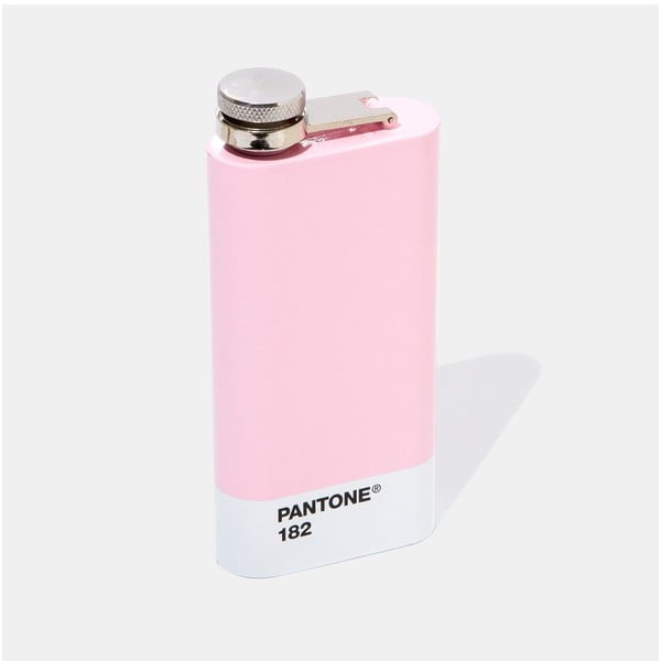 Růžová nerezová placatka 150 ml Light Pink 182 – Pantone