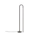 Černá LED stojací lampa (výška 120 cm) Bow – Kave Home