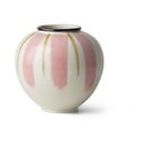 Bílo-růžová keramická váza ø 16 cm Canvas - Kähler Design