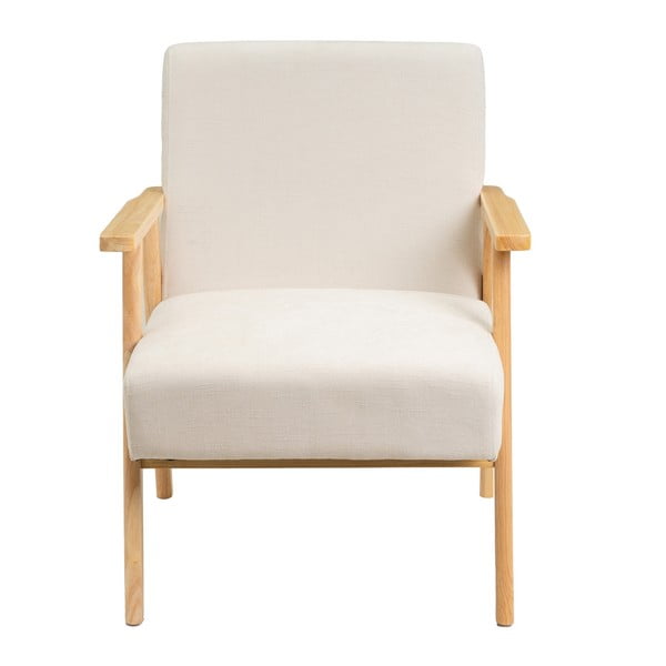 Bílé žinylkové křeslo Vintage – Casa Selección-image-2