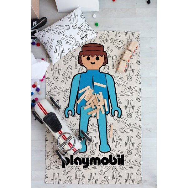 Dětský koberec s příměsí bavlny 90x137 cm Everywhere – Playmobil-image-1