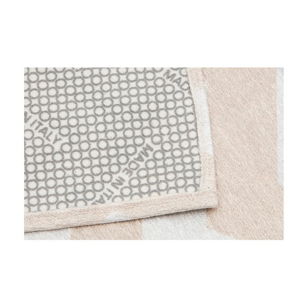 Béžovo-bílý běhoun Floorita Optical, 80 x 130 cm-image-3