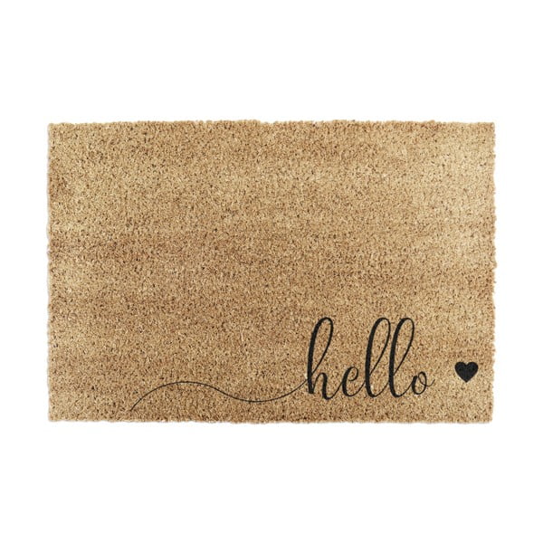 Rohožka z kokosového vlákna 40x60 cm Hello Scribble – Artsy Doormats