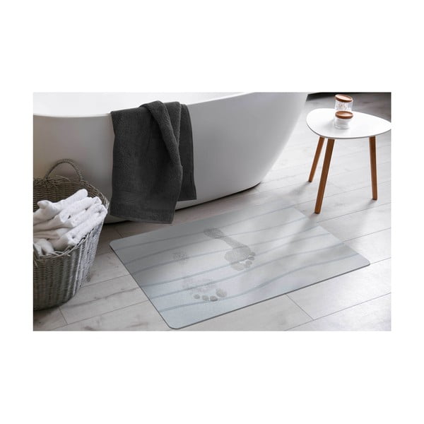 Šedá koupelnová předložka 50x70 cm Ondelina – douceur d'intérieur-image-1