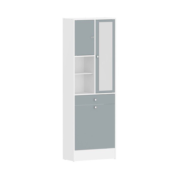 Šedo-bílá koupelnová skříňka 63x181 cm Combi – TemaHome-image-2