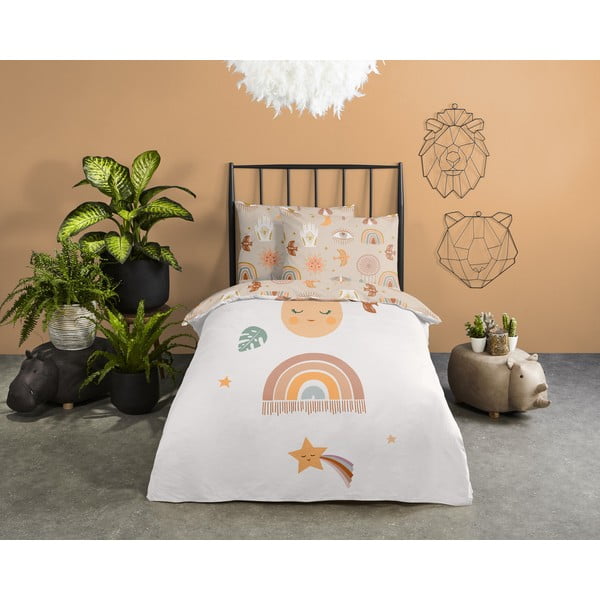 Bavlněné dětské povlečení na jednolůžko 140x200 cm – Good Morning-image-1