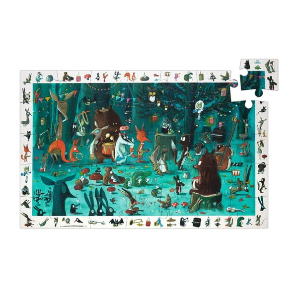 Dětské puzzle Djeco Observation Lesní Orchestr-image-2