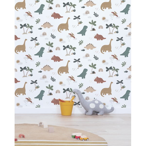 Dětská tapeta 10 m x 50 cm Cool Dinosaurs – Lilipinso-image-1