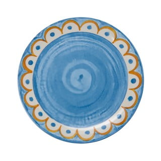 Světle modré porcelánové talíře v sadě 6 ks ø 27 cm Tangeri blue – Villa Altachiara