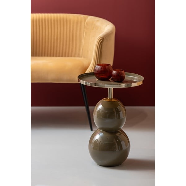 Kovový kulatý odkládací stolek ø 40,5 cm  Nora  – Leitmotiv-image-1