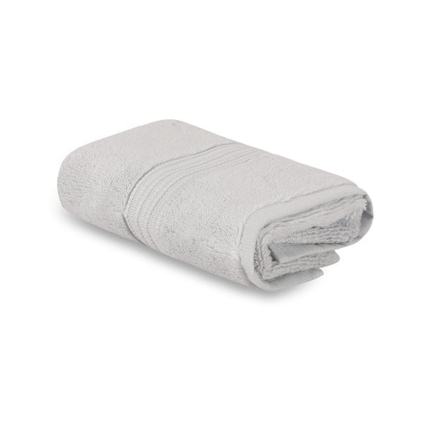 Světle šedý bavlněný ručník 30x50 cm Chicago – Foutastic