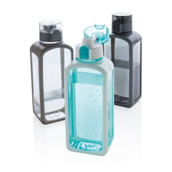 Černá uzamykatelná lahev s automatickým otvíráním XD Design Collection, 600 ml-image-1