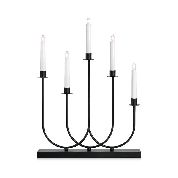 Černý svícen Markslöjd Max, výška 50 cm-image-1