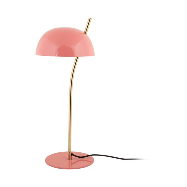 Růžová stolní lampa s kovovým stínidlem (výška 55 cm) Vivo – Leitmotiv