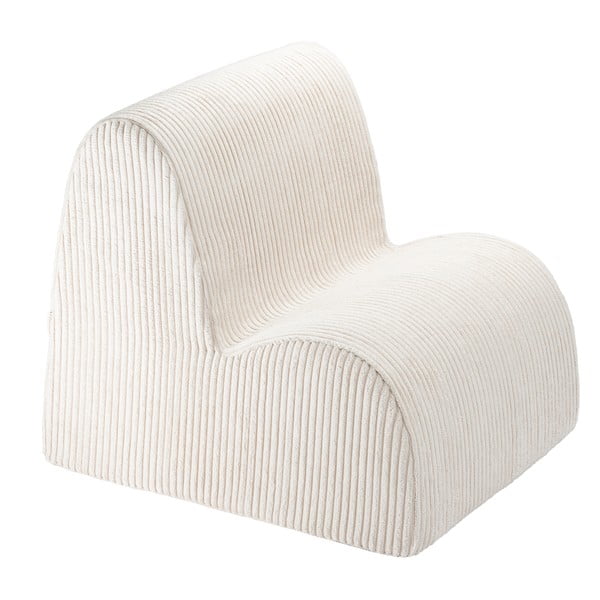 Krémové manšestrové dětské křesílko Cloud – Wigiwama