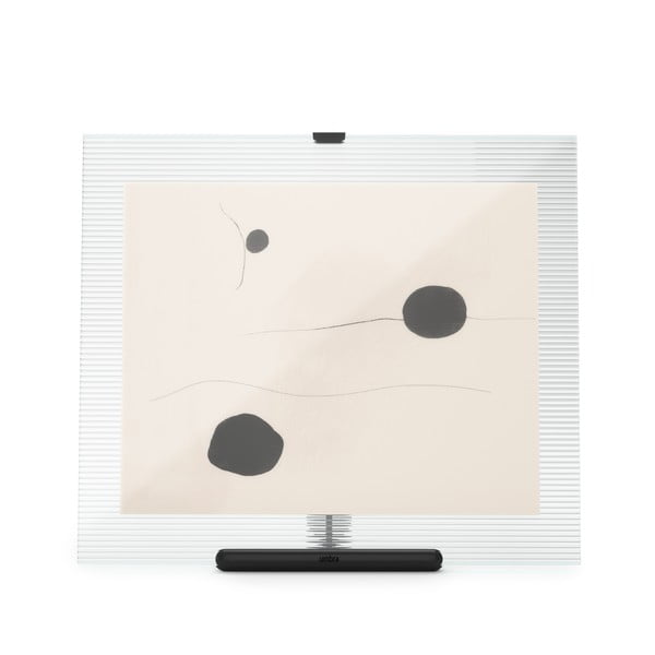 Černý skleněný stojací rámeček 26x30,5 cm Flute – Umbra-image-3