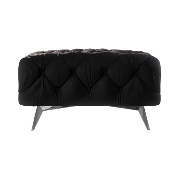 Černá sametová podnožka Chelsea – Ropez-image-2