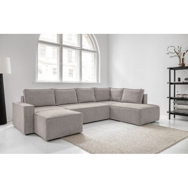 Béžová rozkládací rohová pohovka (pravý roh) Brave Dave – Miuform-image-3