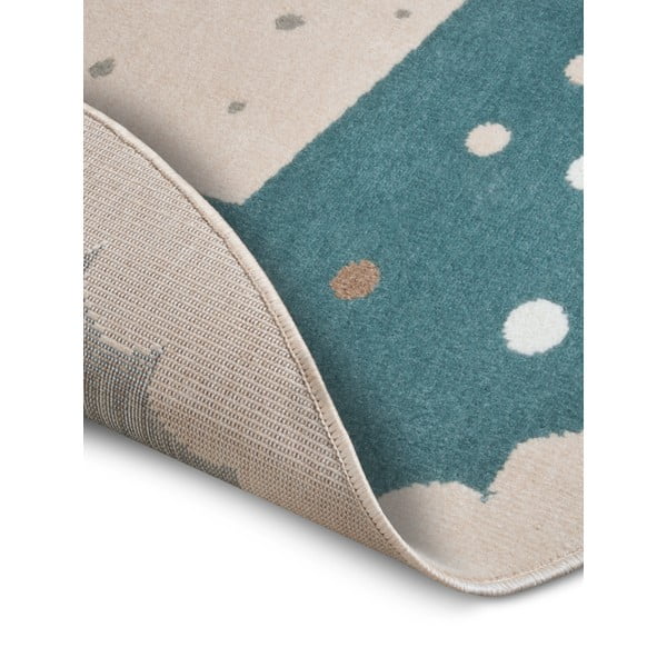 Modrý dětský koberec ø 140 cm Crown – Hanse Home-image-3