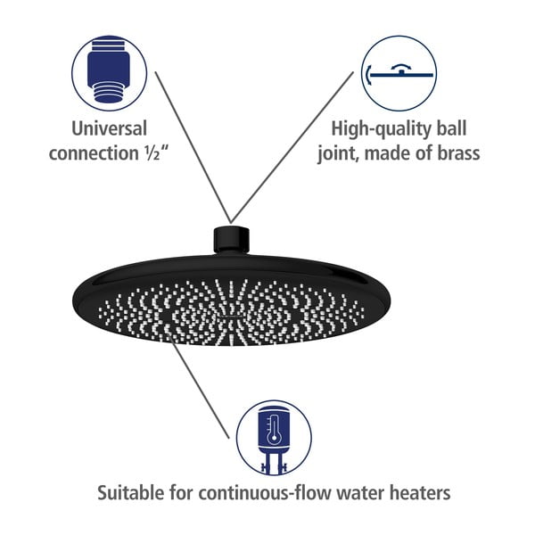 Sprchová hlavice ø 22,5 cm Water Saving – Wenko-image-3