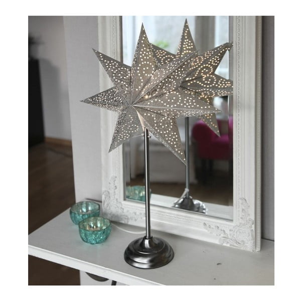 Svítící hvězda ve zlaté barvě se stojanem Best Season Antique Gold, 55 cm-image-1