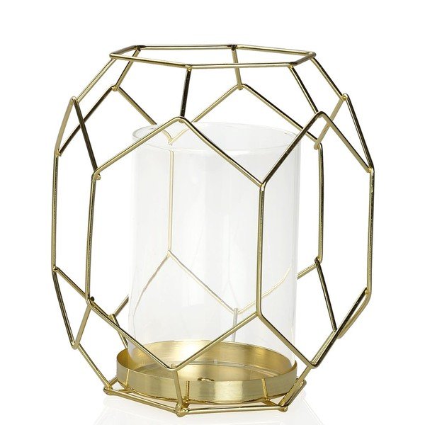 Svícen Gold Candle, výška 16.5 cm