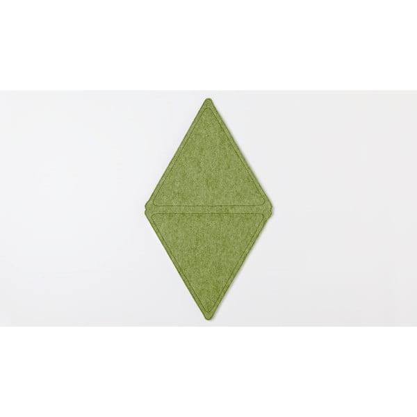 Modulový nástěnný koberec Edera, zelený