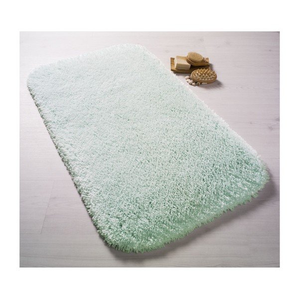 Mentolová předložka do koupelny Confetti Bathmats Miami, 50 x 57 cm