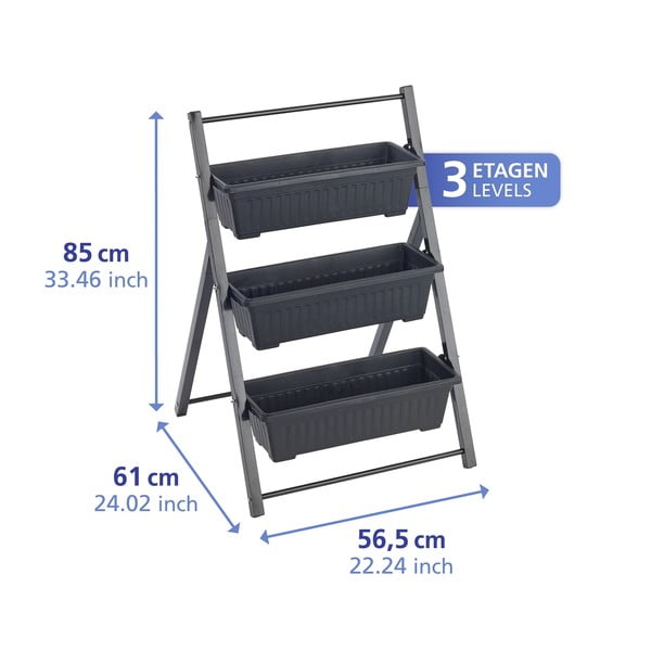 Kovový stojan na květiny (výška 85 cm) Vertical – Maximex-image-2