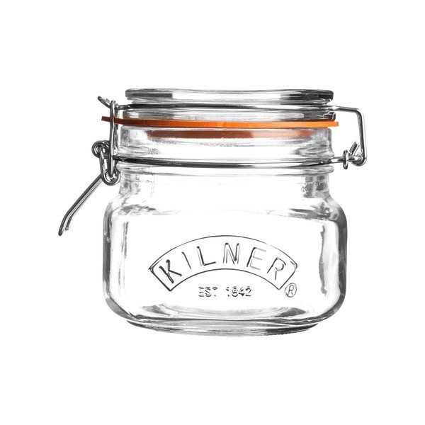 Zavařovací sklenice s klipem Kilner hranatá, 0,5l-image-1