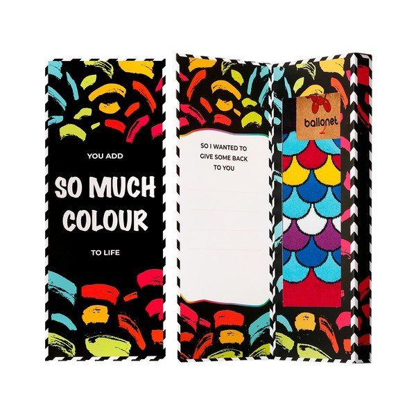 Ponožky v dárkovém balení Ballonet Socks Love You Socks Card with Fan, velikost 41 - 46-image-2
