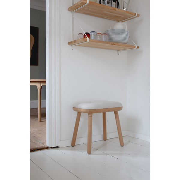 Stolička v bílo-přírodní barvě Paff Tall – UMAGE-image-4