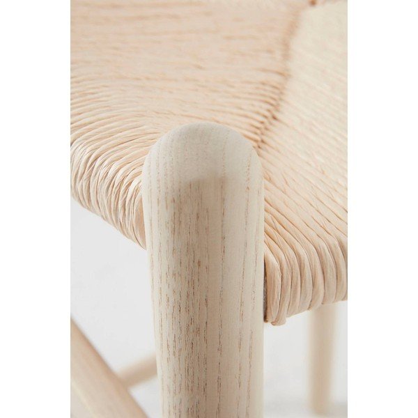 Barová stolička z jilmového dřeva ve světle přírodní barvě (výška sedáku 63 cm) Nattavaara – Jotex-image-3